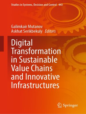 cover image of Digital Transformation in Sustainable Value Chains and Innovative Infrastructures